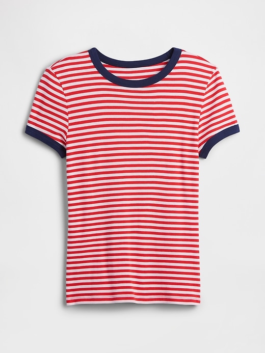 Image number 5 showing, Modern Ribbed Crewneck T-Shirt