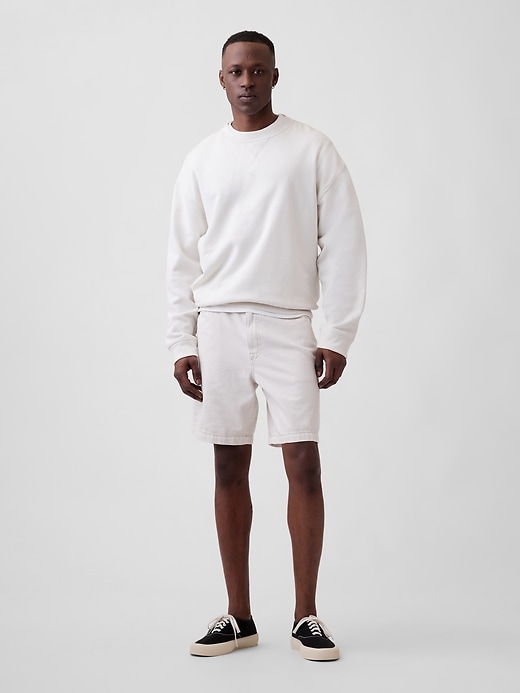 Image number 1 showing, 9" Loose Denim Shorts