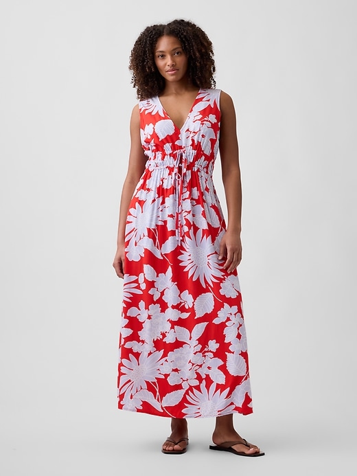 sage flowy dress Vintage Gap Linen Maxi Dress – Dear Society main image 0