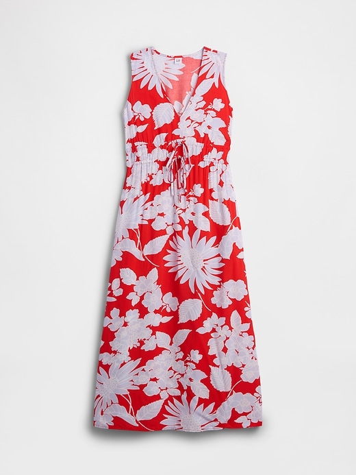 flare maxi dress Fit-and-Flare Linear Lace Woven Maxi Dress