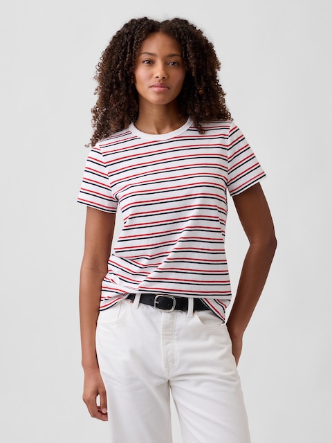 Favorite Stripe Crewneck T-Shirt