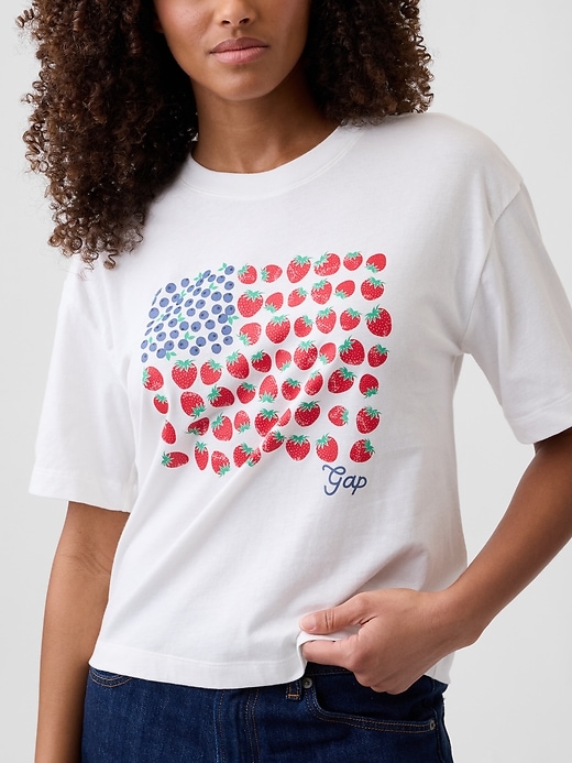 Image number 4 showing, Boxy Graphic T-Shirt