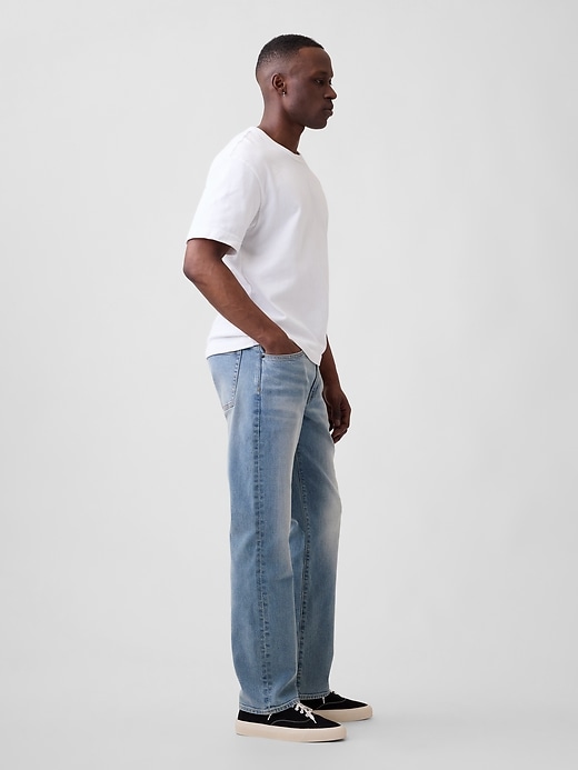 Image number 4 showing, GapFlex Straight Jeans