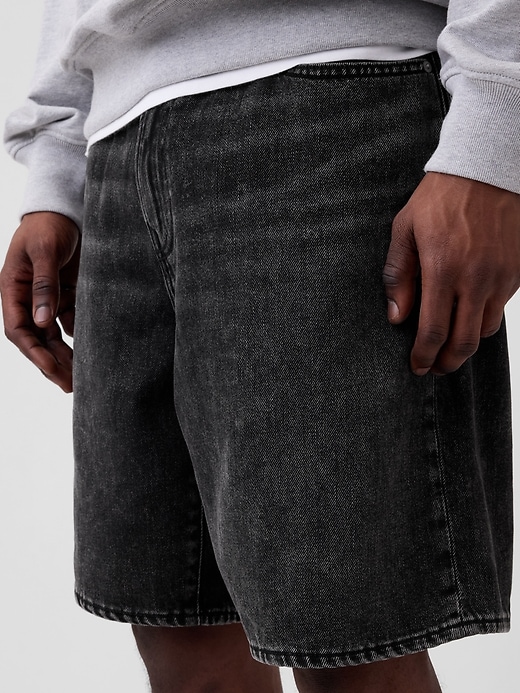 Image number 5 showing, 9" SuperSoft Loose Denim Shorts