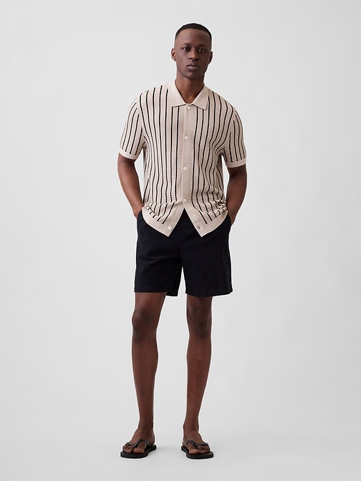 Image number 3 showing, Button-Up Sweater Polo Shirt