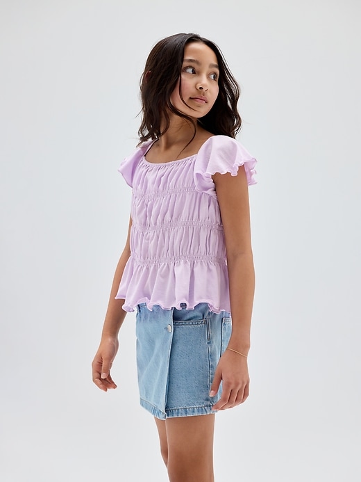 Image number 4 showing, Kids Denim Skort