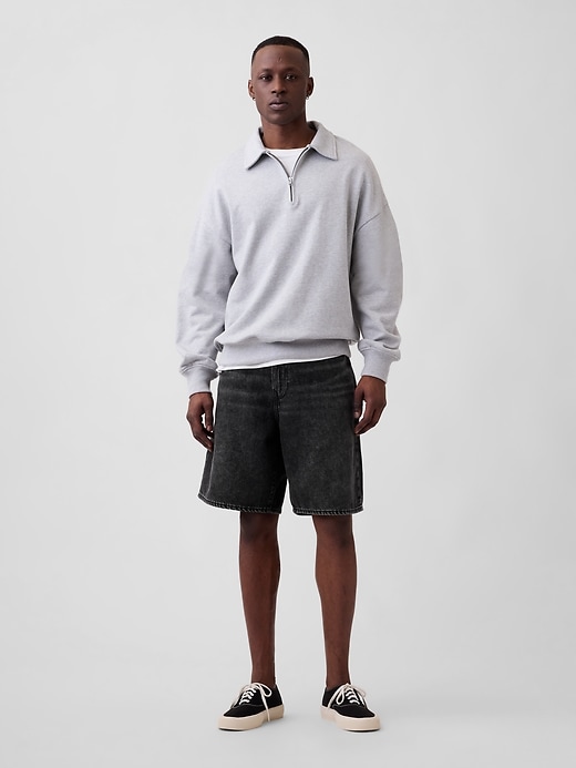 Image number 1 showing, 9" SuperSoft Loose Denim Shorts