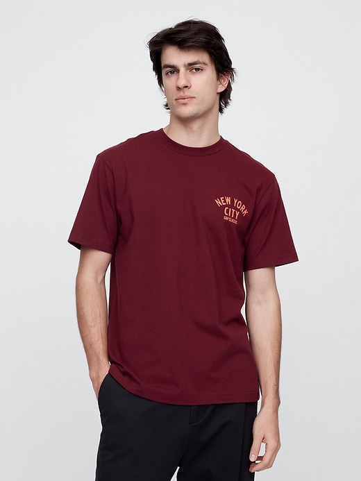 Image number 2 showing, Everyday Soft Relaxed Gap NYC Graphic T-Shirt