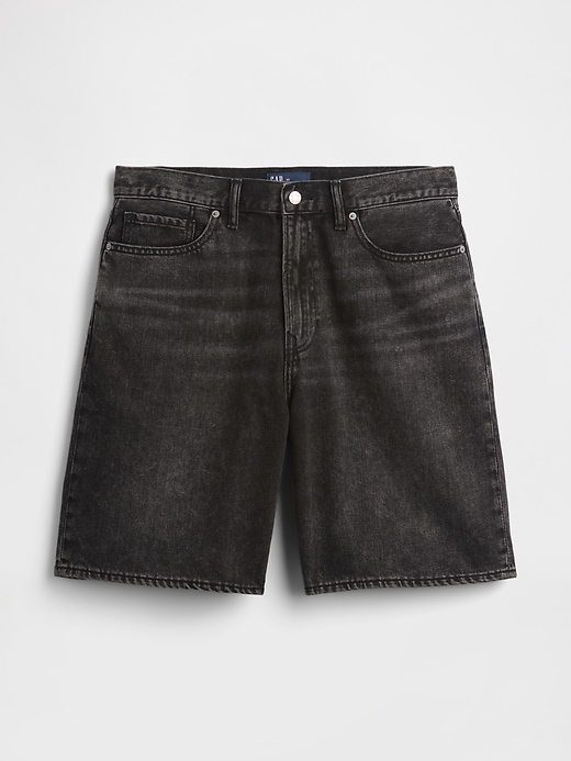 Image number 6 showing, 9" SuperSoft Loose Denim Shorts