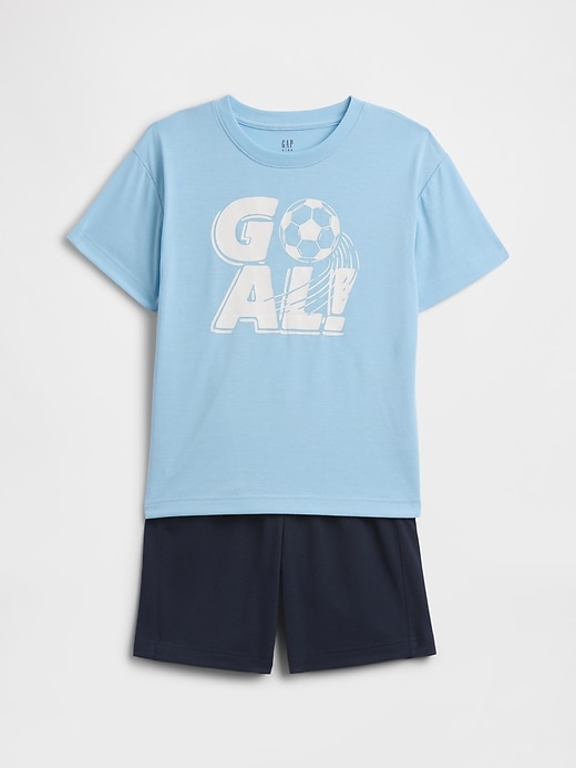 Image number 1 showing, Kids 100% Recycled Sport PJ Set
