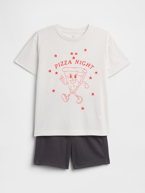 Kids 100% Recycled Sport PJ Set
