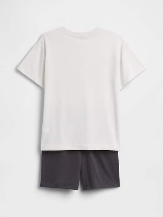 Image number 2 showing, Kids 100% Recycled Sport PJ Set