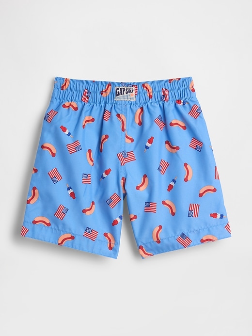 Image number 2 showing, babyGap Print Swim Trunks