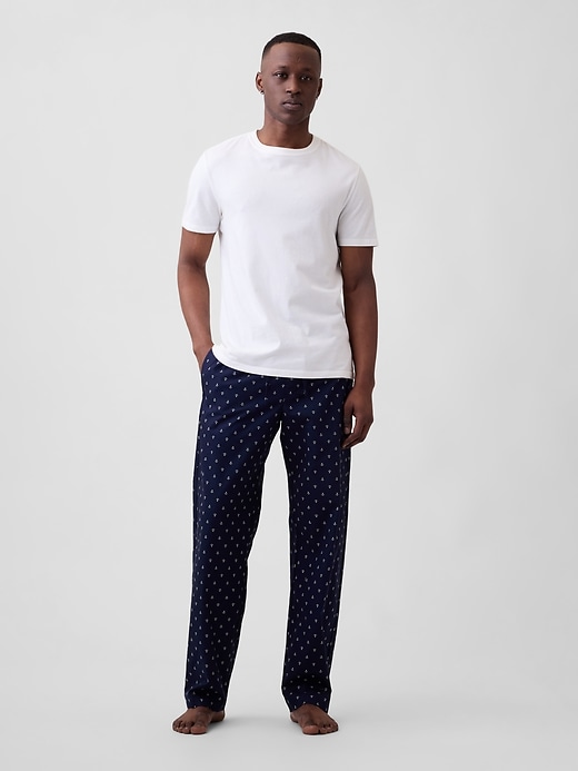 Image number 1 showing, Relaxed Poplin PJ Pants