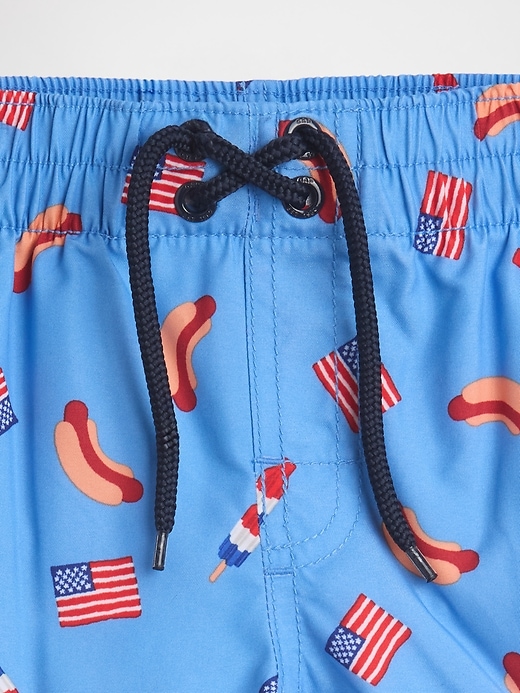 Image number 3 showing, babyGap Print Swim Trunks