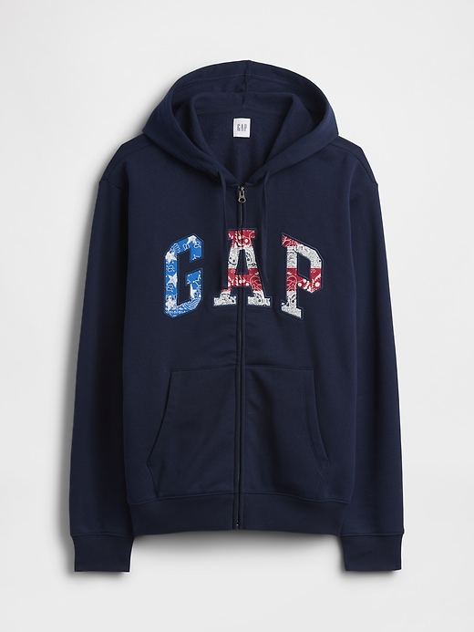 Image number 6 showing, Relaxed Gap Logo Zip Hoodie