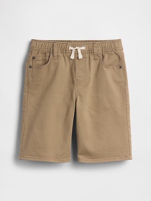 Image number 1 showing, Kids Pull-On Loose Denim Shorts