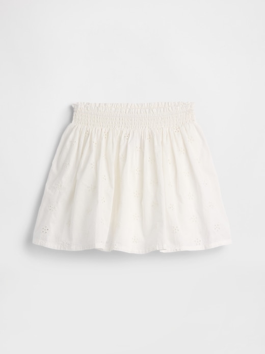 Image number 1 showing, Kids Pull-On Smocked Skirt