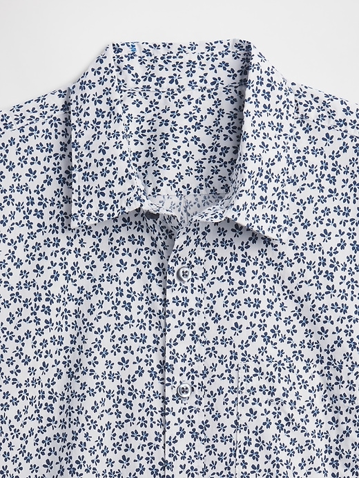 Image number 4 showing, Stretch Poplin Shirt in Standard Fit