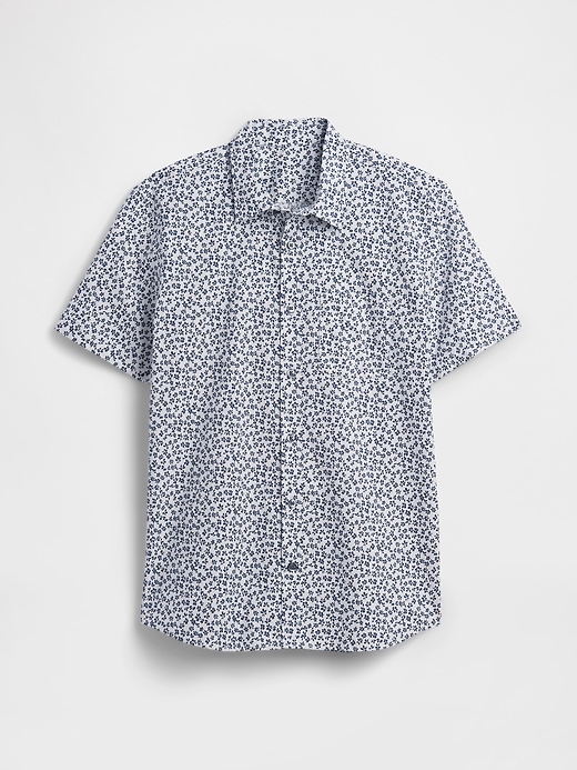 Image number 5 showing, Stretch Poplin Shirt in Standard Fit
