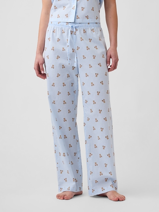 Image number 3 showing, Poplin PJ Pants