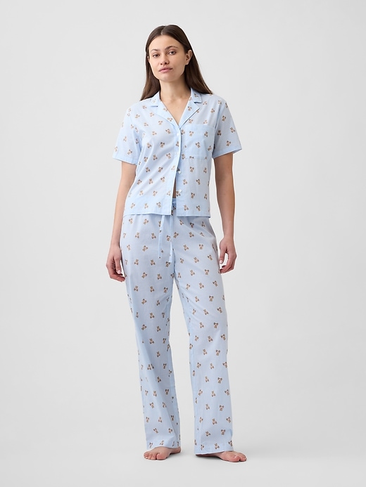 Image number 1 showing, Poplin PJ Pants