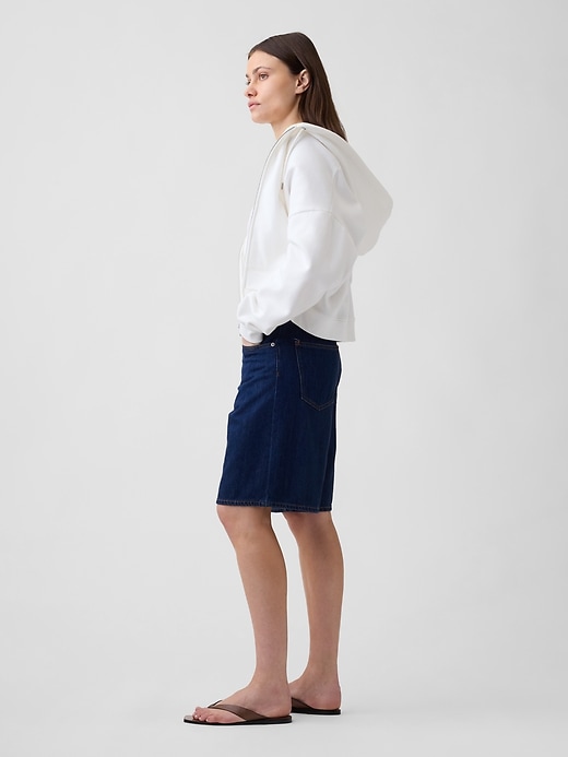 Image number 3 showing, 11" Low Slung SuperSoft Longline Denim Shorts