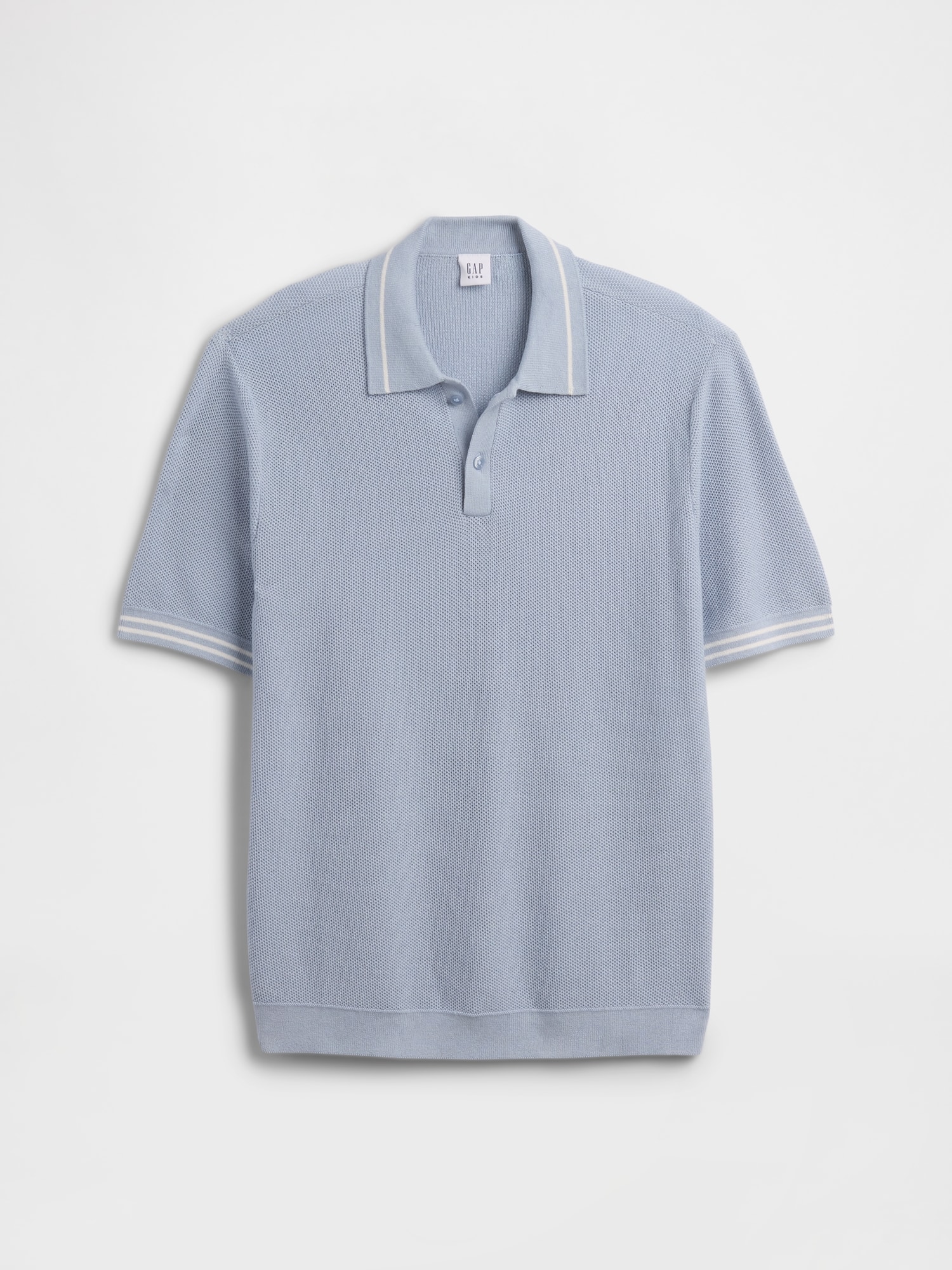 Kids Relaxed Sweater Polo Shirt