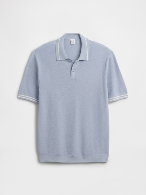 Kids Relaxed Sweater Polo Shirt