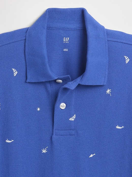 Image number 3 showing, Kids Pique Polo Shirt