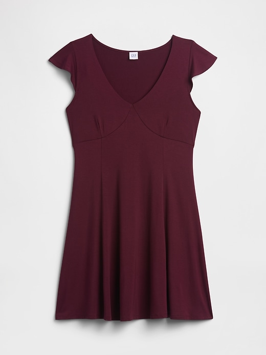 gap v neck mini dress V-Neck Print Mini Dress