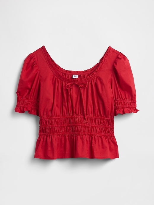 Smocked Puff Sleeve Top | Gap Factory