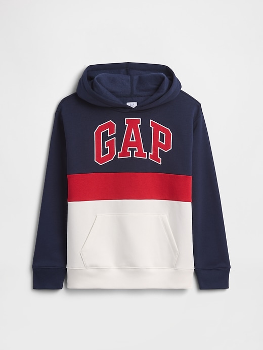 Image number 1 showing, Kids Relaxed Gap Logo Colorblock Hoodie