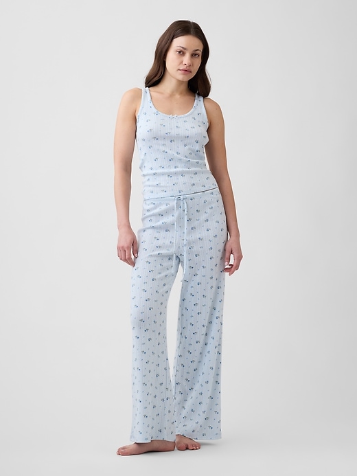 Image number 3 showing, Pointelle PJ Tank Top