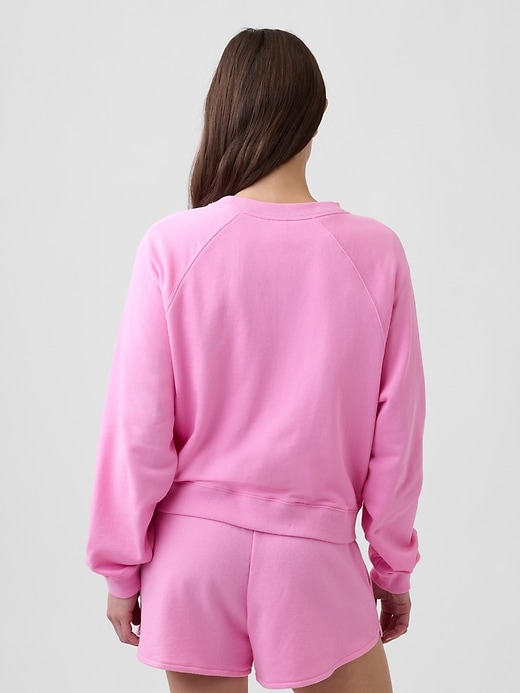 Image number 2 showing, Oversized French Terry Crewneck Sweatshirt