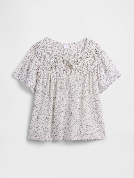 Image number 5 showing, Splitneck Flutter Sleeve Top