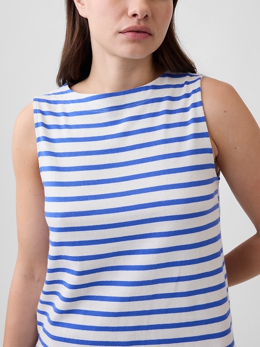 Image number 4 showing, Stripe Boatneck Top