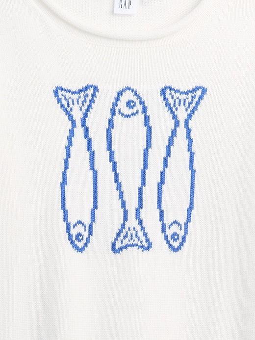 Image number 4 showing, Rollneck Intarsia Sweater