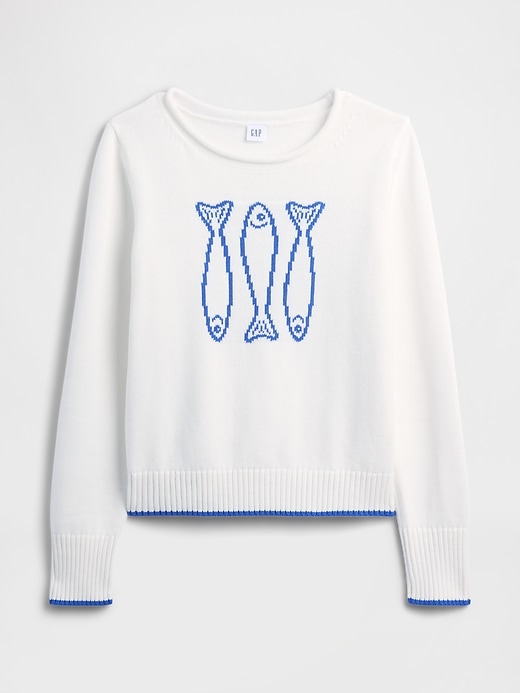 Image number 5 showing, Rollneck Intarsia Sweater