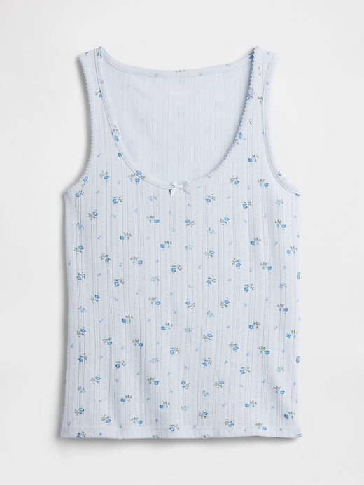 Image number 4 showing, Pointelle PJ Tank Top