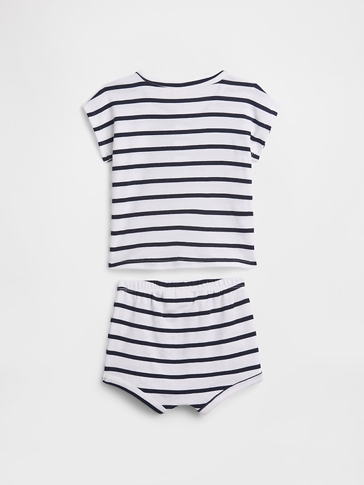 Image number 2 showing, Baby Two-Piece Graphic Outfit Set