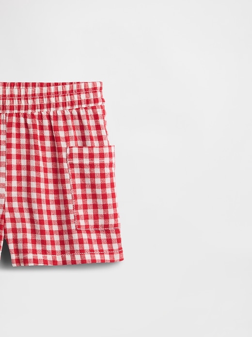 Image number 3 showing, babyGap Pull-On Linen-Blend Cargo Shorts