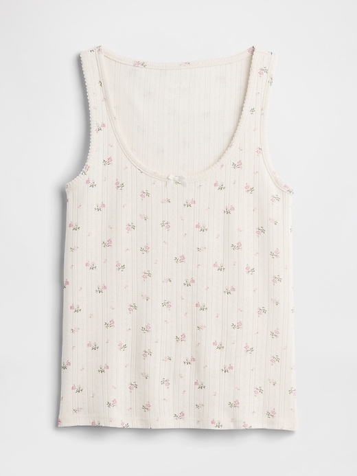 Image number 4 showing, Pointelle PJ Tank Top