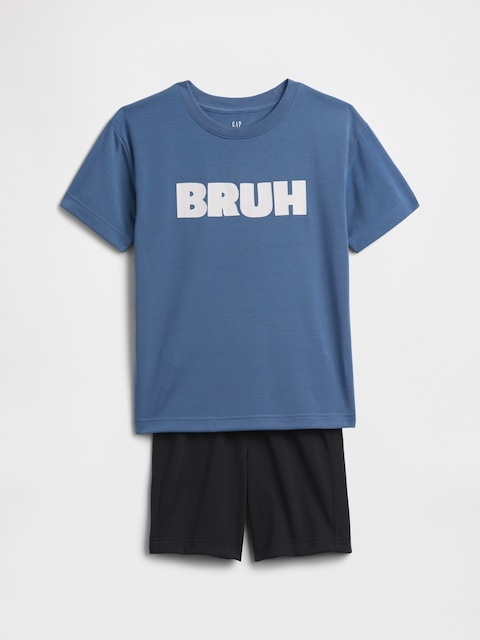 Kids 100% Recycled Sport PJ Set