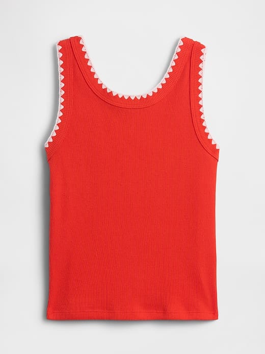 Image number 1 showing, Kids Ribbed Tank Top
