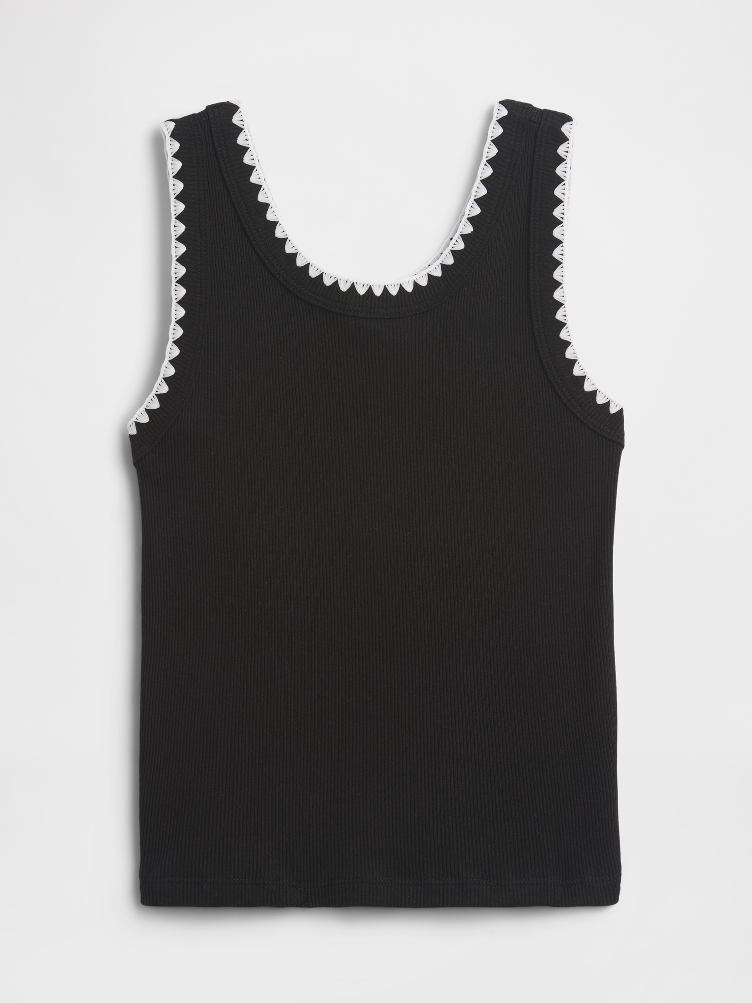 Kids Ribbed Tank Top