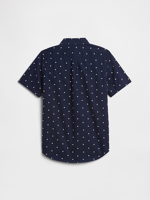 Image number 2 showing, Kids Print Poplin Shirt