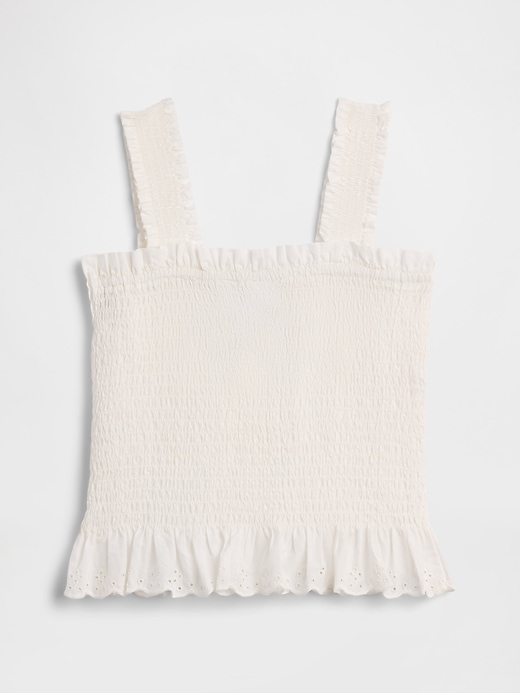 Image number 2 showing, Kids Smocked Peplum Top