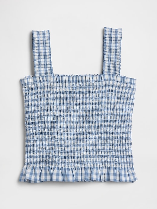 Image number 2 showing, Kids Smocked Peplum Top