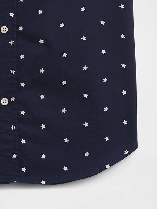 Image number 3 showing, Kids Print Poplin Shirt